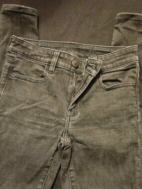 American Eagle Black Skinny Jeans Size 4